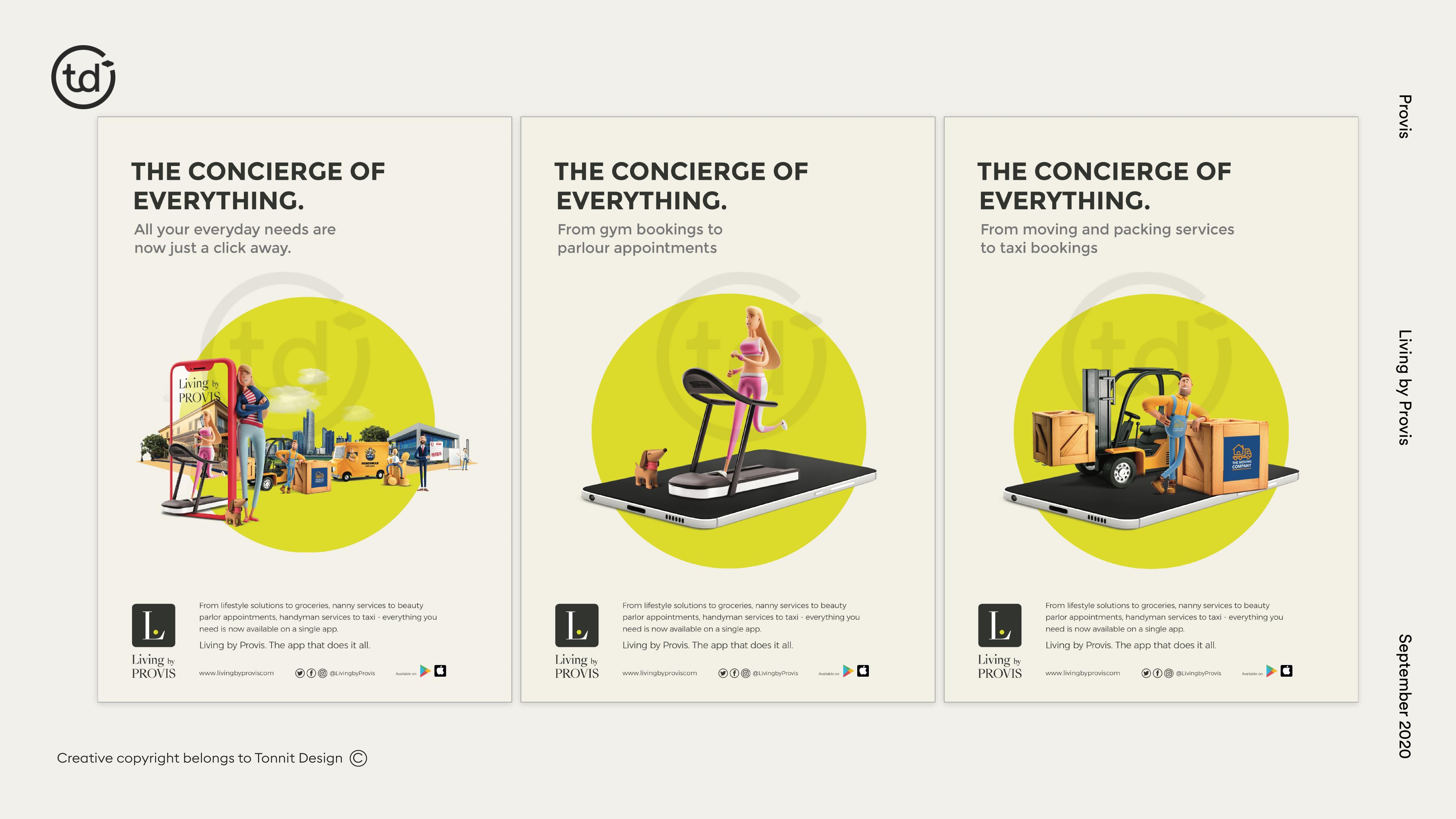 Living by Provis brand asset 3